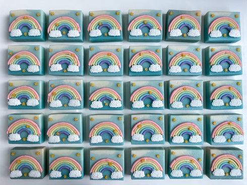 The Sass Bar Hot Air Balloon + Rainbow (Set of 2) Soap